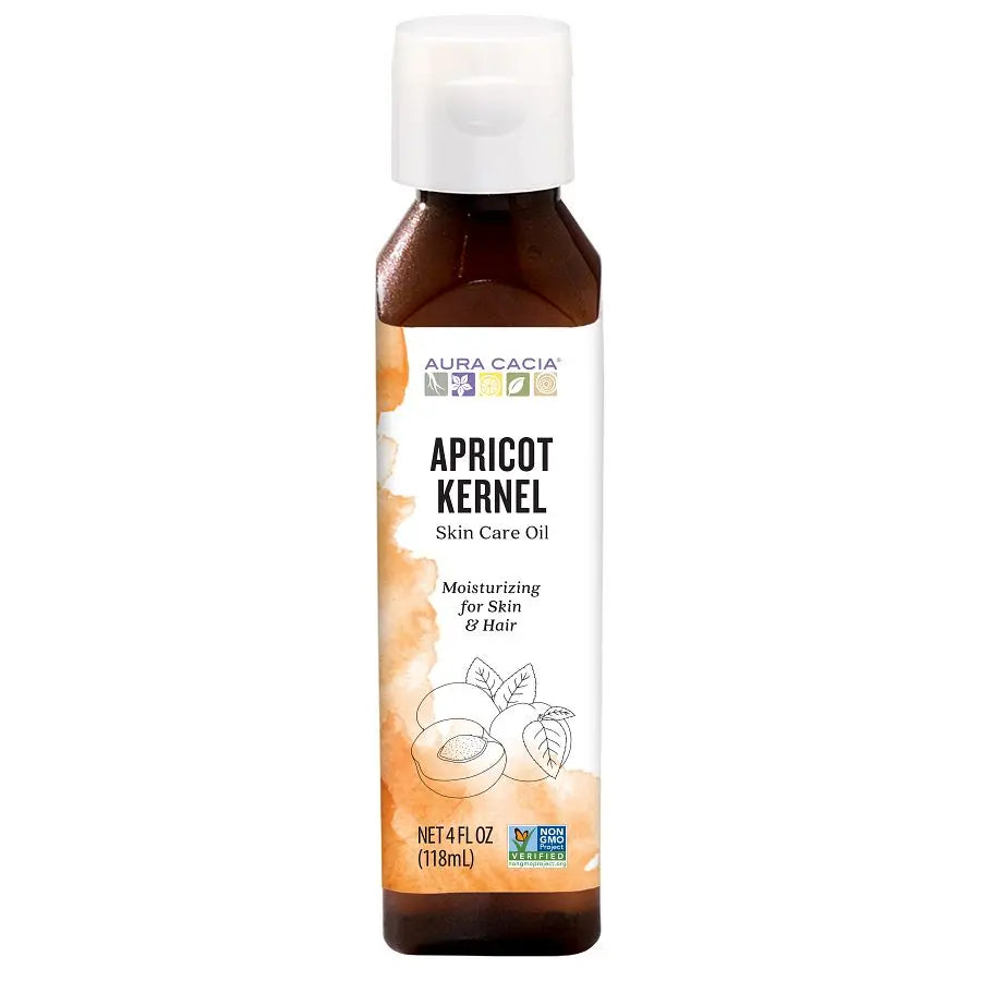 Aura Cacia Apricot Kernel Skin Care Oil 4oz