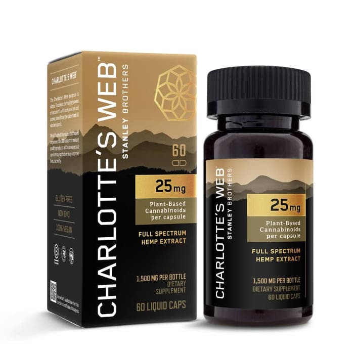 Charlottes Web Liquid Capsules 25Mg