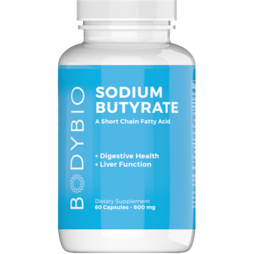 BodyBio Sodium Butyrate 600 mg