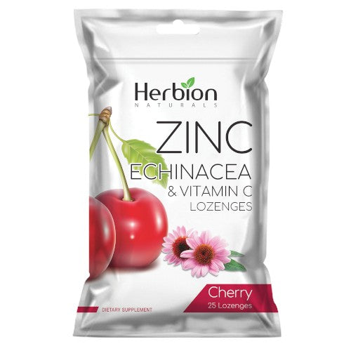 Herbion Zinc, Ech,Vit.C Loz. Cherry