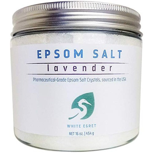 White Egret Epsom Salt Lavender 16oz