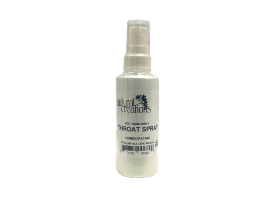 Natural Creations Throat Spray 2 oz