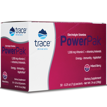 Trace Minerals Electrolyte Power Pak Mixed Berry