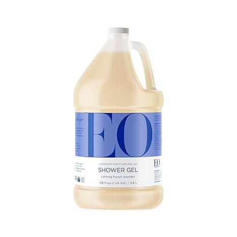 EO Shower Gel Body Wash, 1 Gallon, French Lavender,