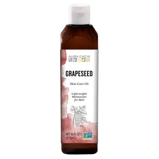 Aura Cacia Grapeseed Skin Care Oil 4ox