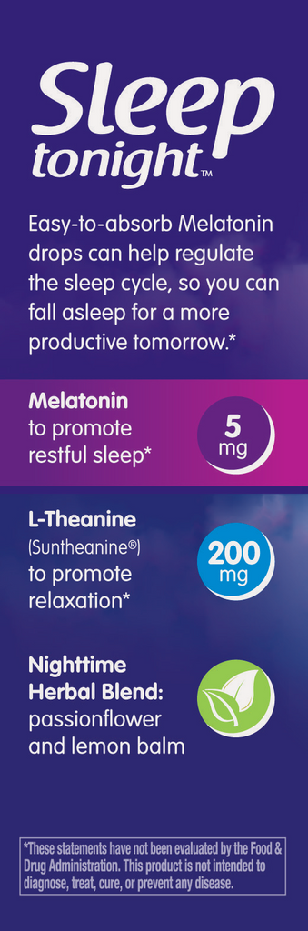Sleep Tonight™ Melatonin Drops