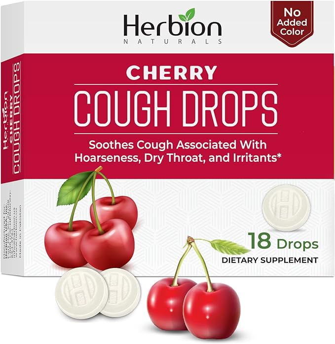 Herbion Cough Drops Cherry