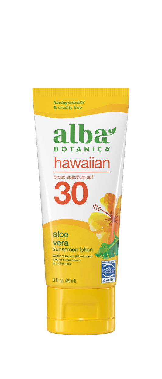 Alba Hawaiian Sunscreen Aloe Vera 30spf