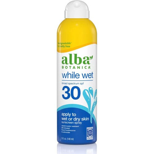 Alba While Wet spf30 Spray 5oz