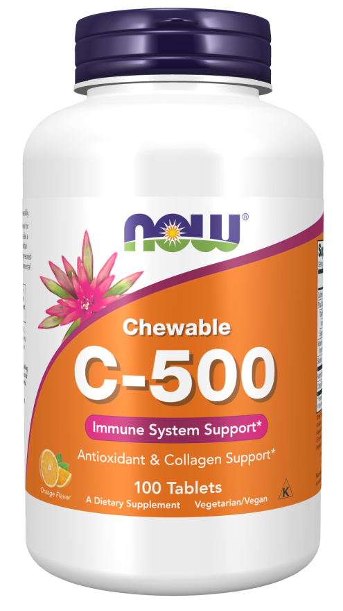 Now C-500 Chewable Orange 100Tabs