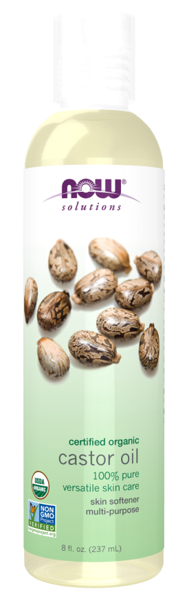 Now Castor Oil, Organic 8oz
