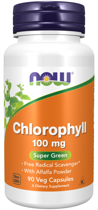 Chlorophyll 100 mg Veg Capsules Super Green