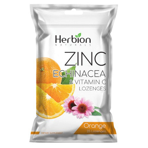 Herbion Zinc, Ech, Vit. C Loz. Orange
