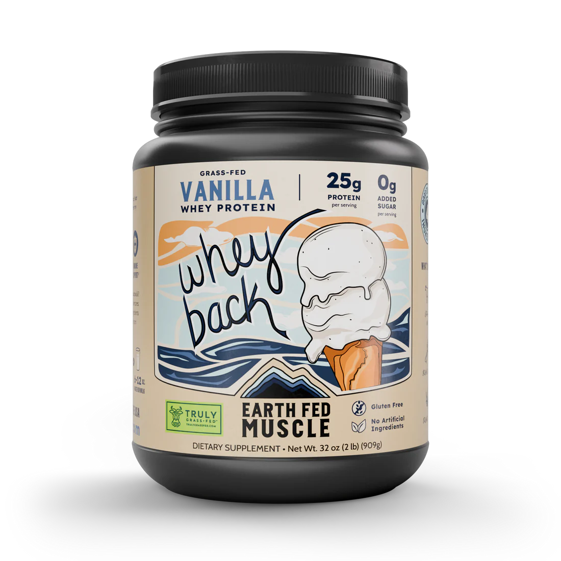 EFM Whey Back Vanilla Protein Tub