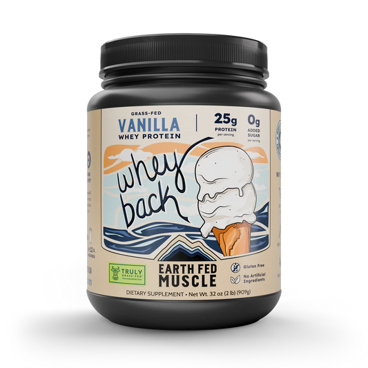 EFM Whey Back Vanilla Protein Tub