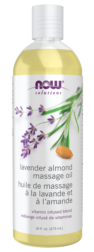 Now Lavender Almond Massage Oil 16oz
