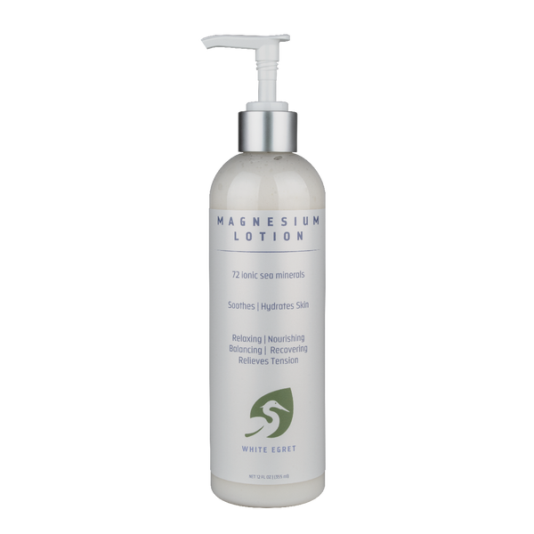 White Egret Magnesium Lotion 12FL.