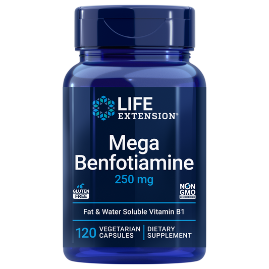 Mega Benfotiamine 250mg 120 Caps