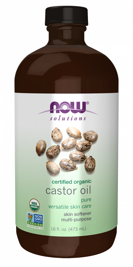 Now Castor Oil Organic 16oz