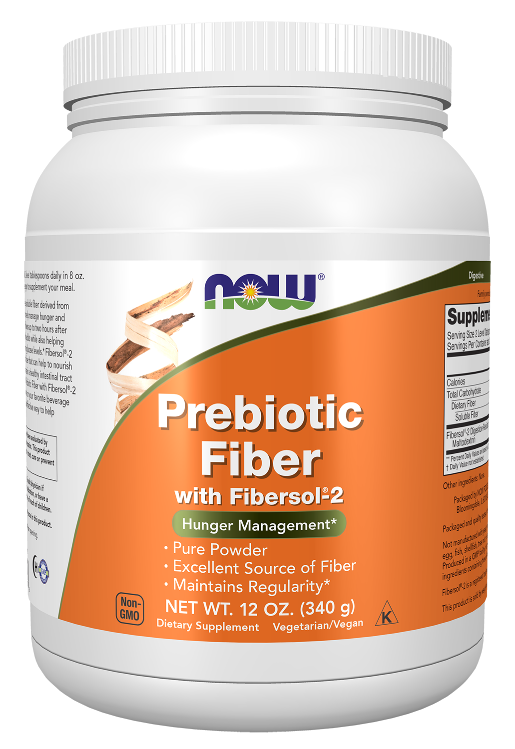 Prebiotic Fiber W/Fibersol®2 Powder 12 oz.