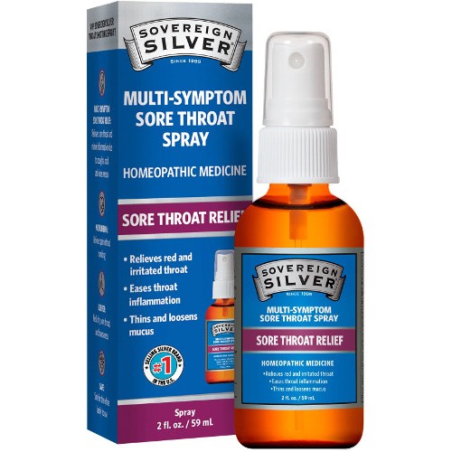 Sovereign Silver Sore Throat Spray