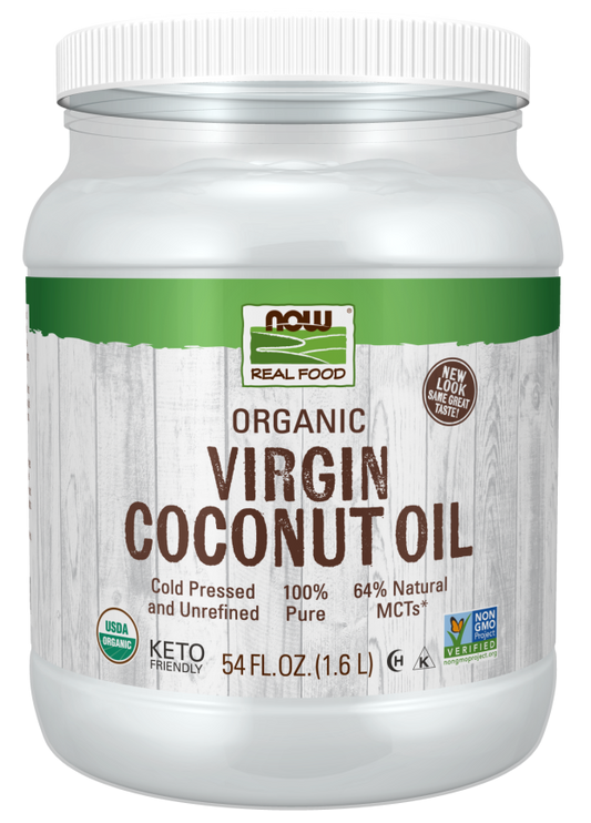 Now Virgin Coconut Oil Tub 54oz