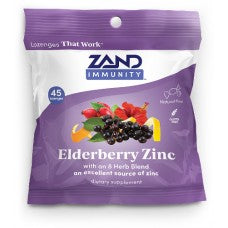 Zand Elderberry Zinc Lozenges 18ct