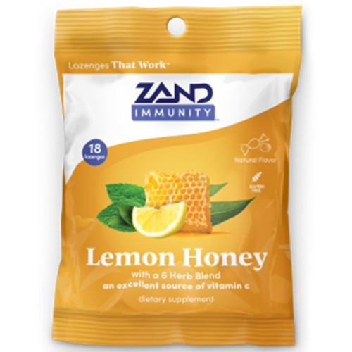 Zand Lemon Honey 18 lozenges