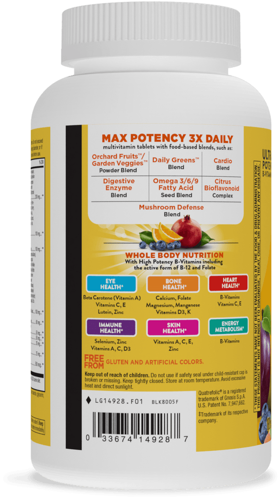 Alive!® Max3 Potency Multivitamin w/Iron