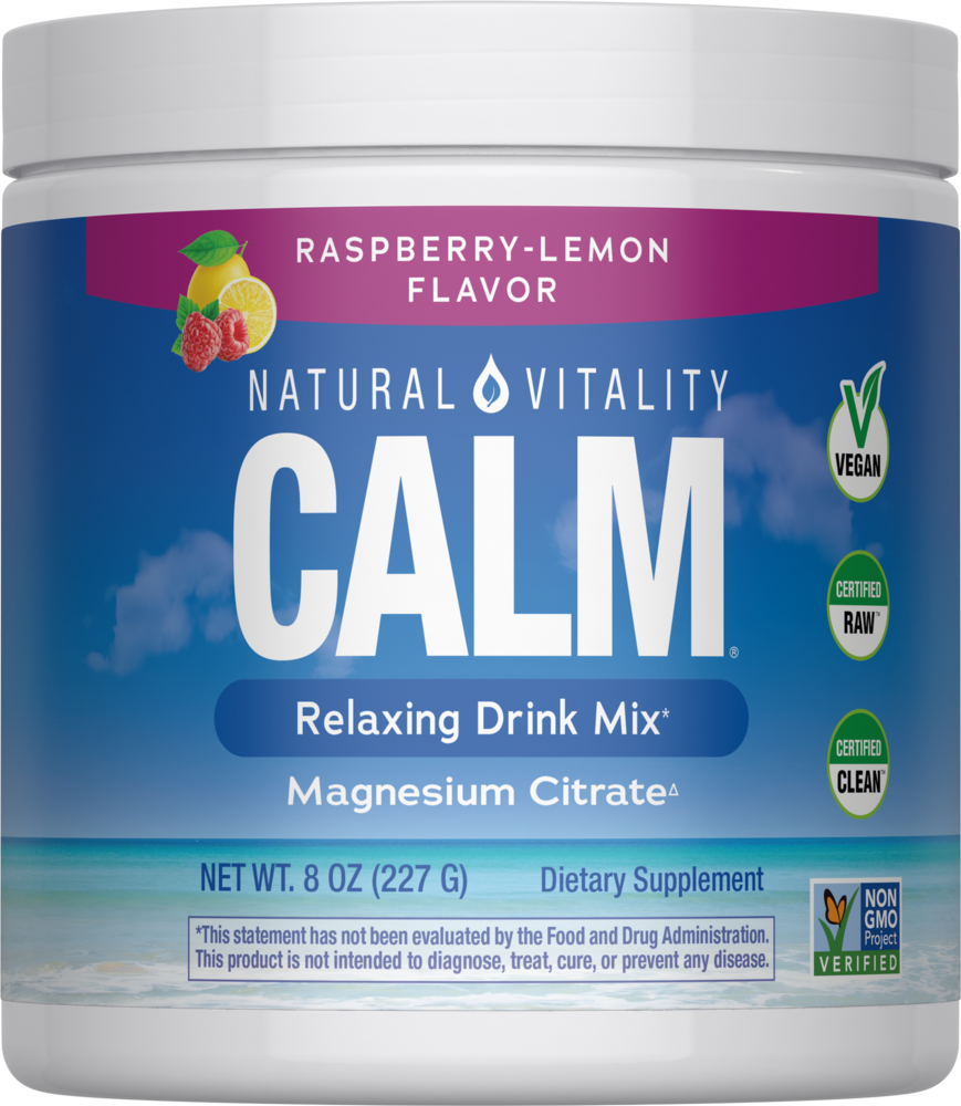 Calm Magnesium Pwdr 8oz Natural Vitality
