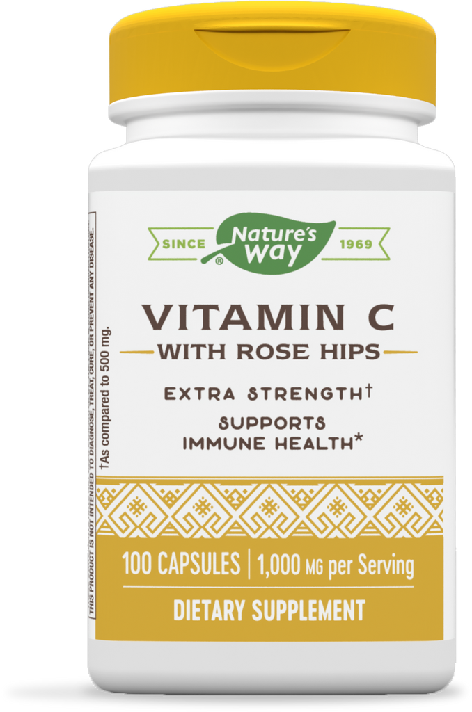 Vitamin C with Rose Hips Extra Strength‡