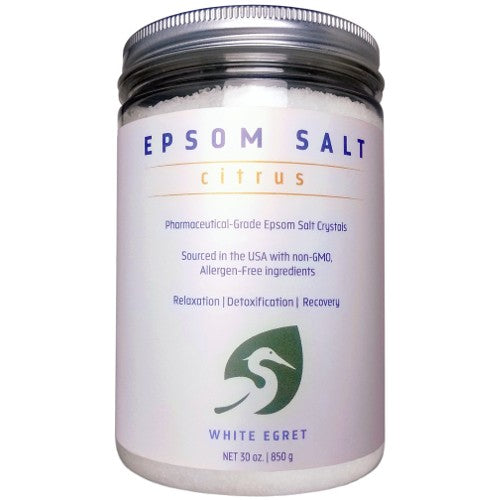 White Egret Epsom Salt Citrus 30oz