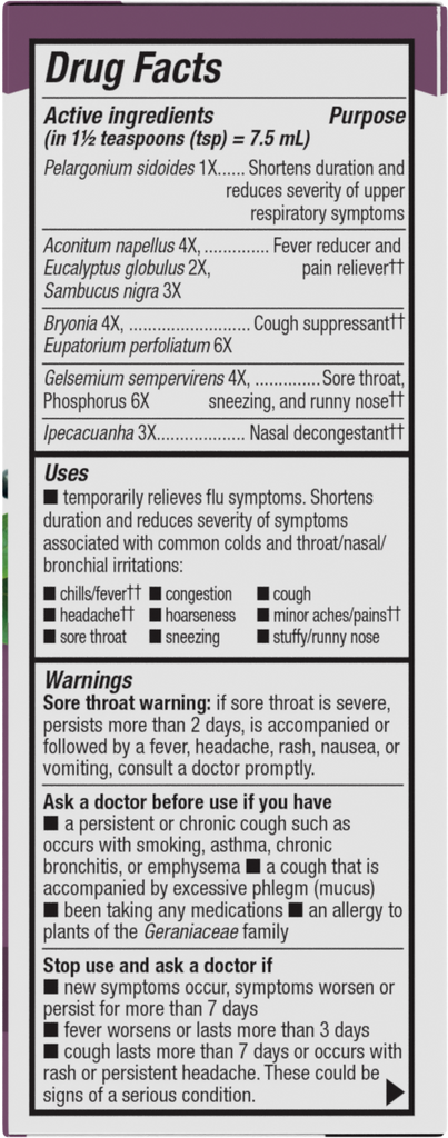 Umcka® Cold+Flu Elderberry Syrup