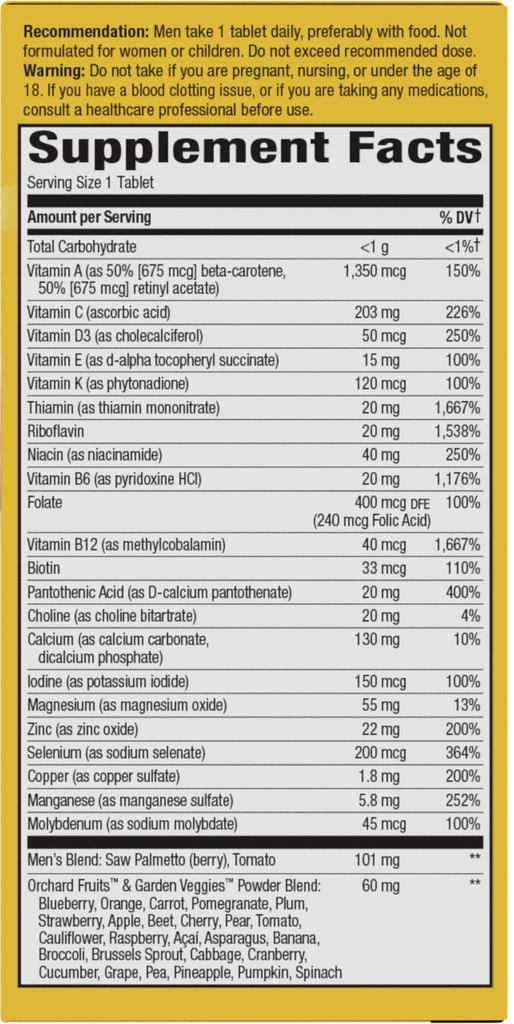 Alive!® Men’s Ultra Multivitamin