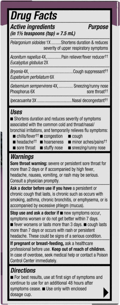 Umcka® Cold+Flu Syrup