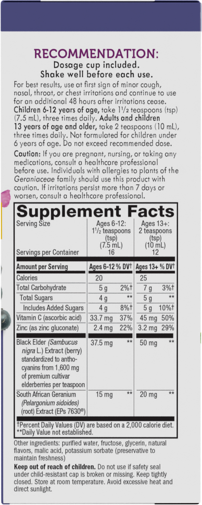 Sambucus Relief Cough Syrup