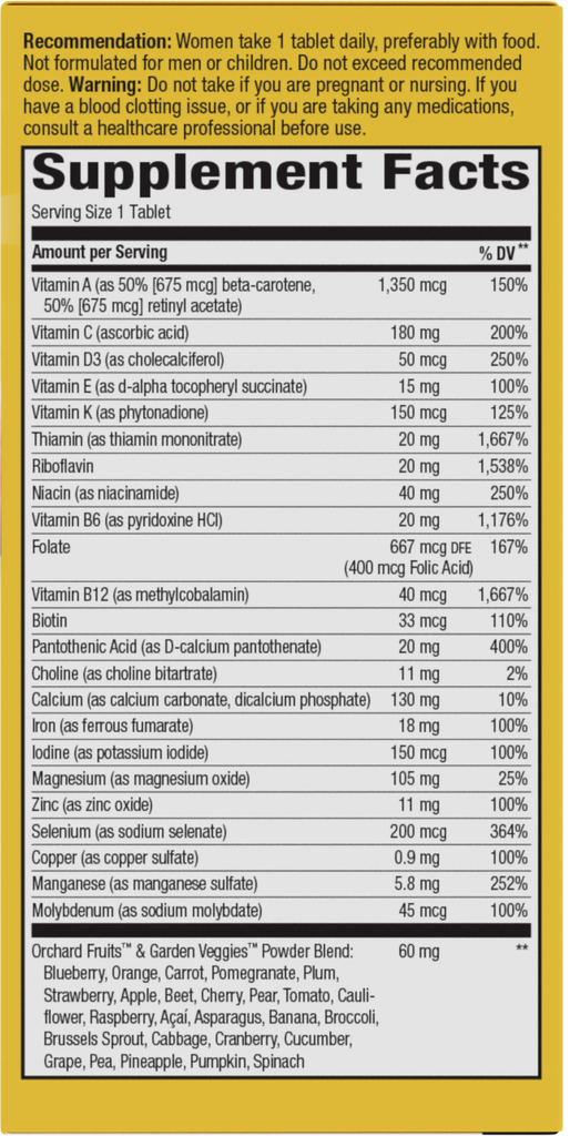 Alive!® Women's Ultra Potency Multivitamin