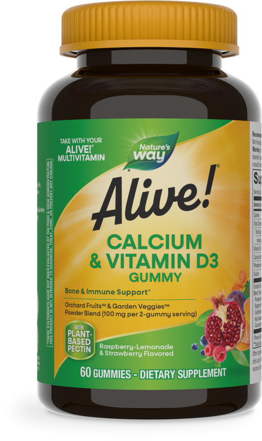 Alive!® Calcium + D3 Gummies 60