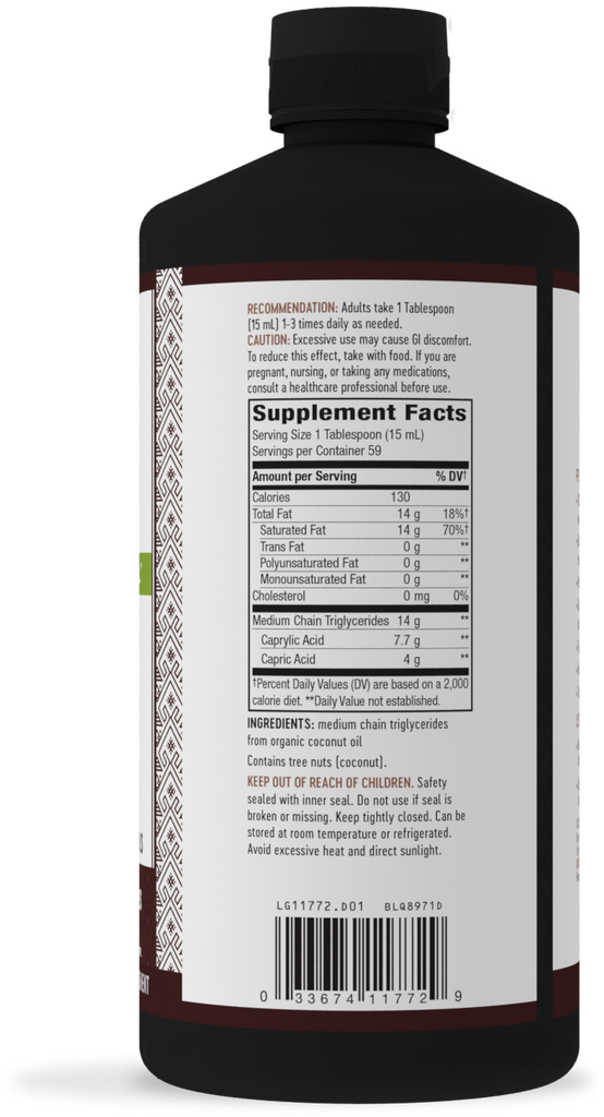 Organic MCT Oil from Coconut