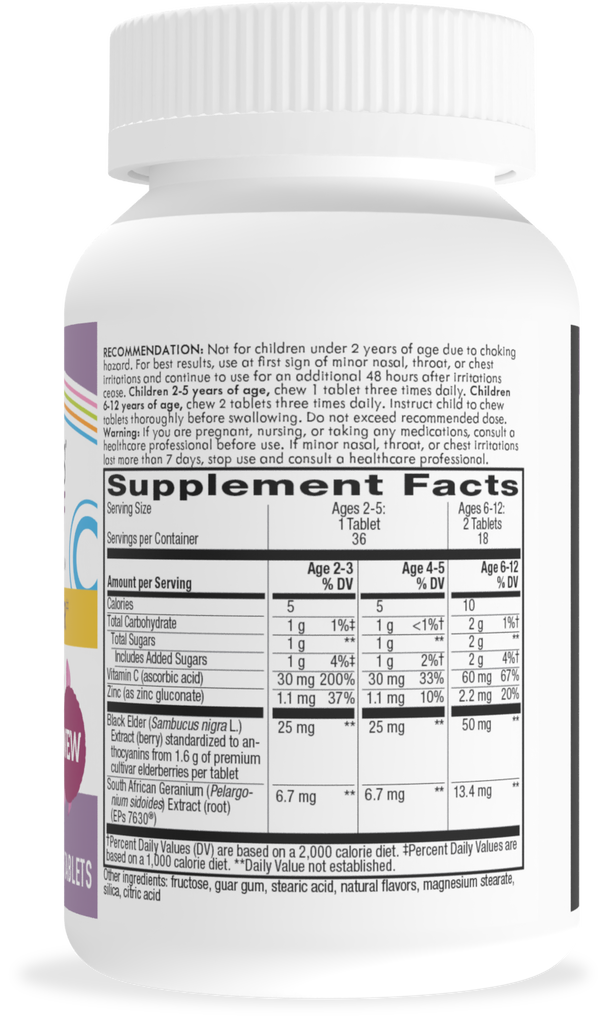 Sambucus Relief Chewables for Kids