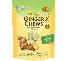 Prince of Peace Ginger Chews Mango 4oz