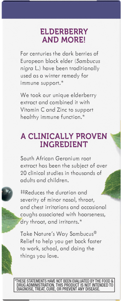 Sambucus Relief Cough Syrup