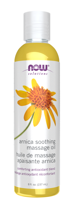 Now Arnica Soothing Massage Oil 8oz