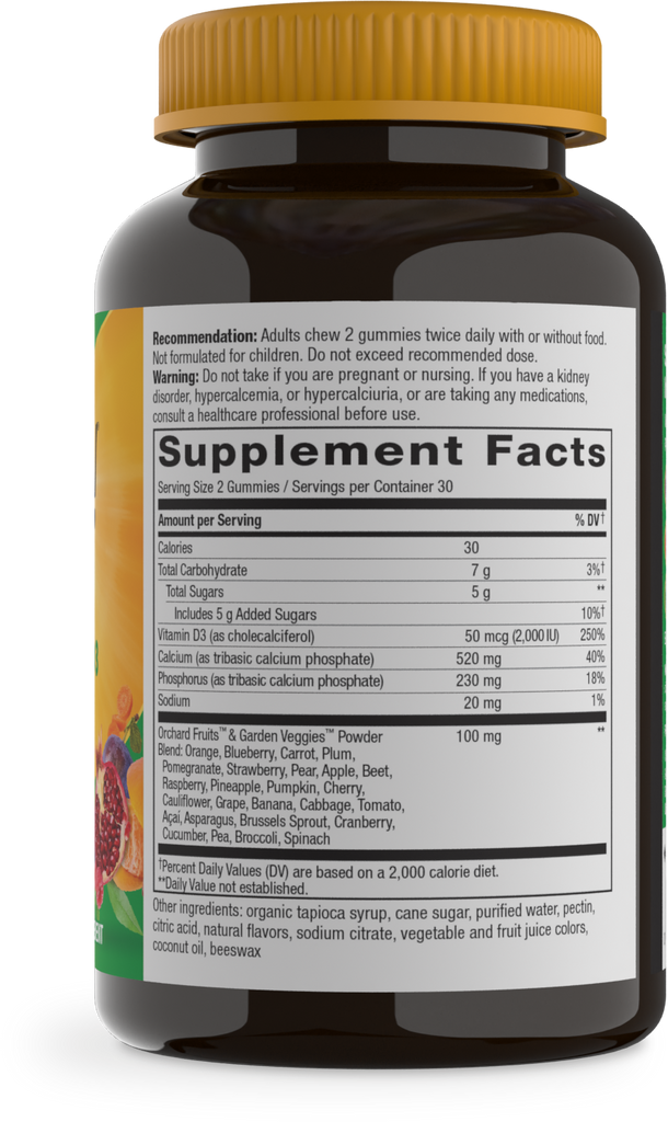 Alive!® Calcium + D3 Gummies 60