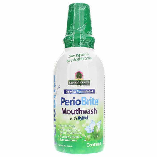 Nature's Answer PerioBrite Coolmint Mouthwash