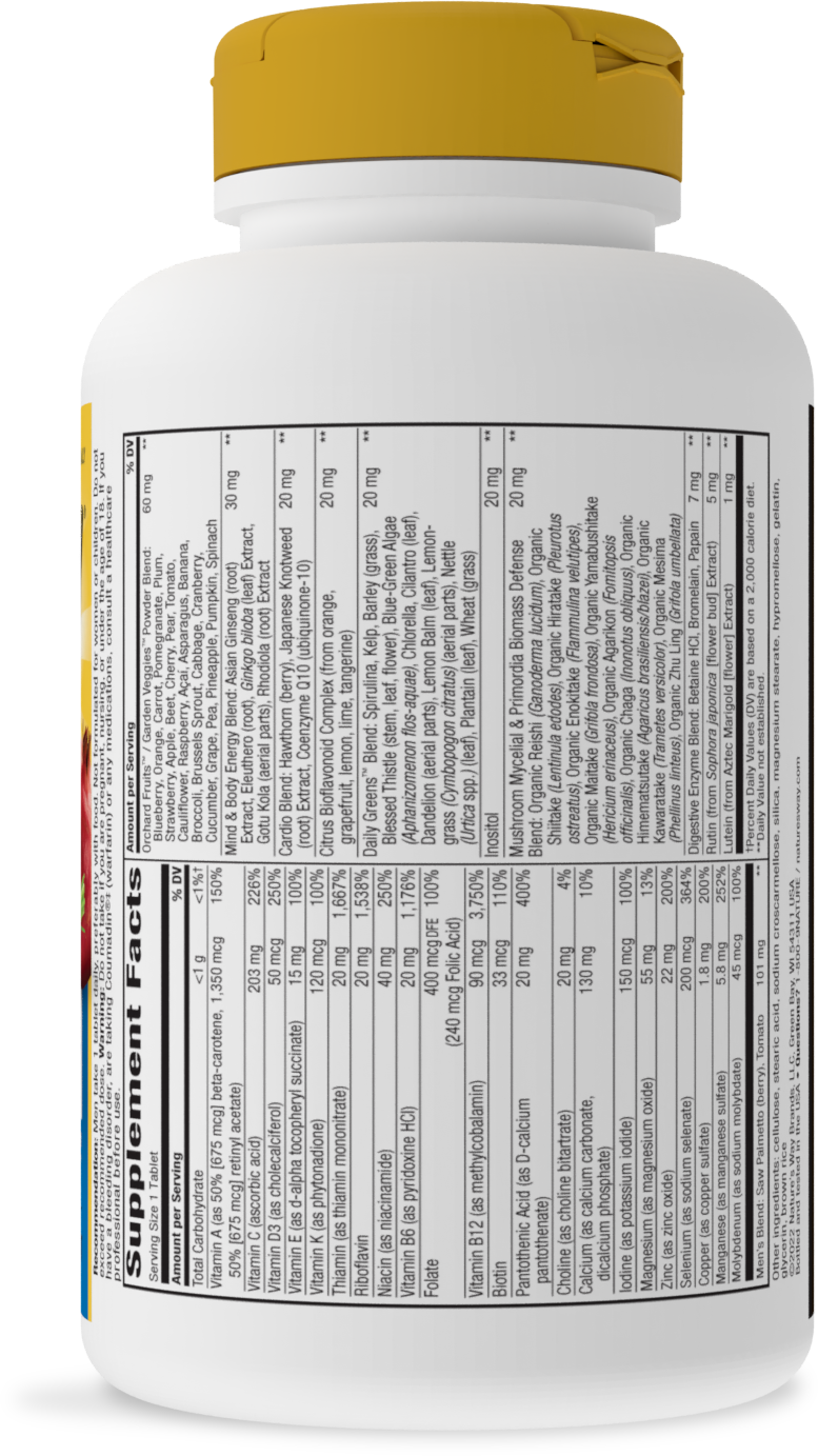 Alive!® Men's 50+ Ultra Multivitamin