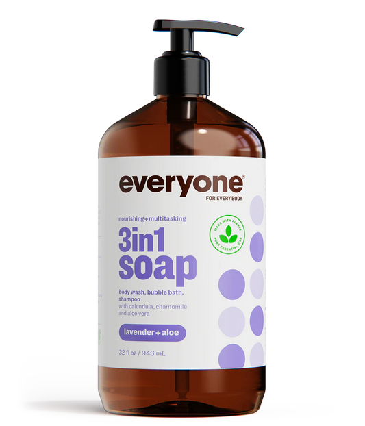 Everyone 3 in 1 Soap Lavender + Aloe