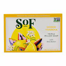 SOF Bar Soap Lemon Verbena 6OZ