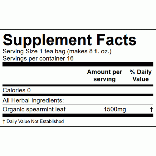 Trad.Med. Spearmint Tea 16ct