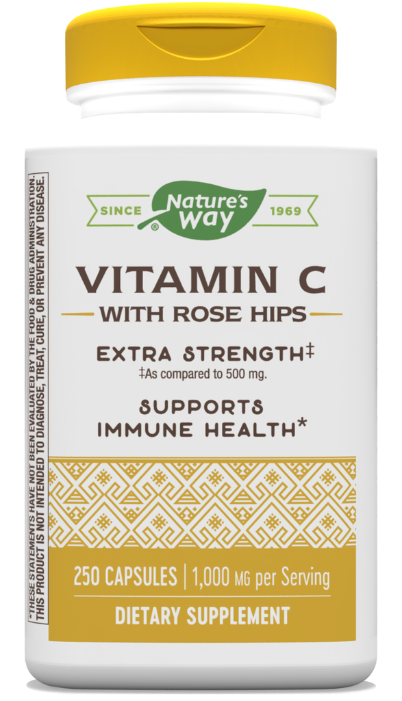 Vitamin C with Rose Hips Extra Strength‡
